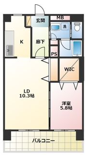 エイトレジデンス筑後野町の間取り画像