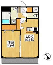 フォブール放駒の間取り画像