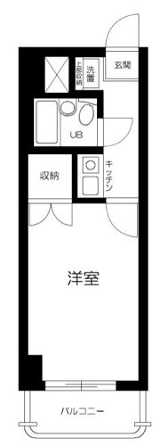東日本橋フラワーハイホームの間取り画像