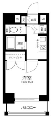 スパシエ レジデンス ファーストの間取り画像