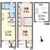 グランプラス Mの間取り画像
