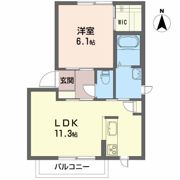 シャーメゾンTAROの間取り画像