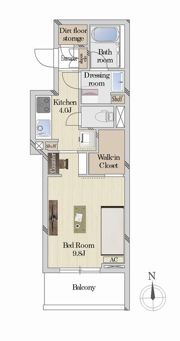 ZENITH 宇都宮の間取り画像