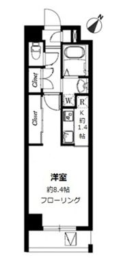 Saint－Clair Kawasakiの間取り画像