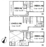 青木町戸建の間取り画像