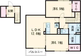 シエル・ランピード 浜寺の間取り画像