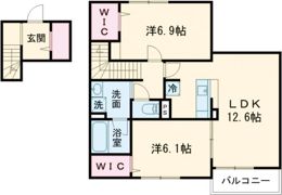 シエル・ランピード 浜寺の間取り画像