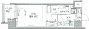 アイルヴァーチェ川崎の間取り画像