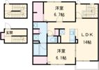 シエル・ランピード 浜寺の間取り画像