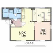 クレセントIの間取り画像