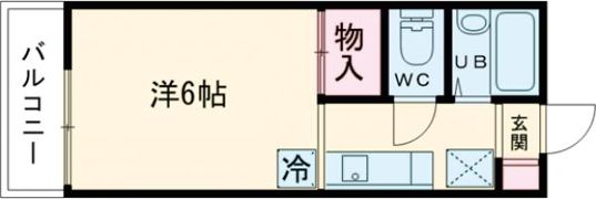 クイーンハイツ青山Aの間取り画像