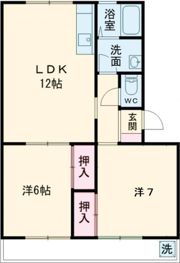 ハイツ明和B棟の間取り画像