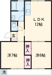 ハイツ明和A棟の間取り画像