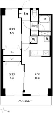 PARK MODERN つつじヶ丘の間取り画像