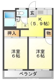コーポサンレイの間取り画像
