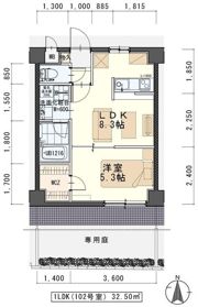 グリシーナフロールの間取り画像