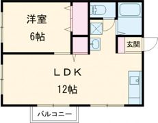 ドミール中津の間取り画像