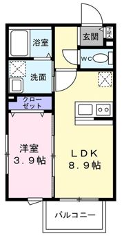 クレア姪浜の間取り画像