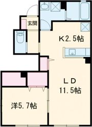コンフォルトCの間取り画像