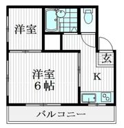 ニュー横井の間取り画像
