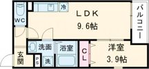 REGIES川西能勢口の間取り画像