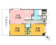 キルンズ博多駅南の間取り画像
