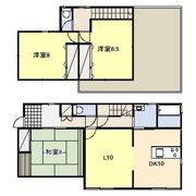 原田貸家の間取り画像