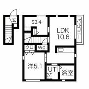 クレスト桜の間取り画像