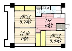 プレアール荒木の間取り画像