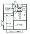 グレイス国立(グレイスクニタチ)の間取り画像