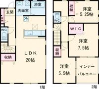 リーブルファイン長太栄町 1号棟の間取り画像