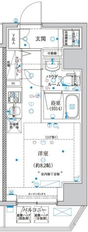 スパシエオーブ横浜の間取り画像