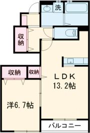 プランドールエルメゾンネクストの間取り画像
