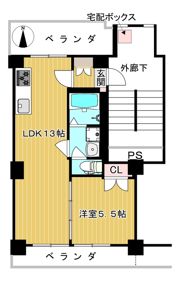 サンステージ府中の間取り画像