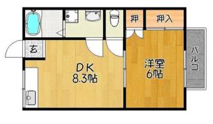 メゾン若宮の間取り画像