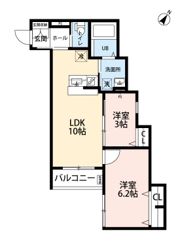（仮称）robot home 大橋の間取り画像