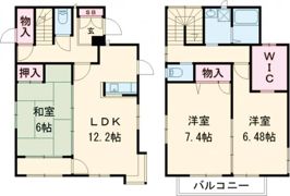 沖野3丁目14－53貸家の間取り画像