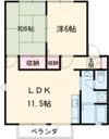 リバーハイツの間取り画像