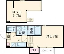 クレール鶴見の間取り画像