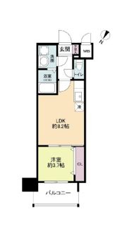 MODERN PALAZZO天神北Ⅱの間取り画像