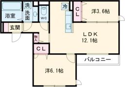 リヴィエール桜之町東の間取り画像