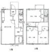 西小川戸建借家の間取り画像