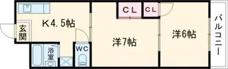 ブエナビスタ草津の間取り画像