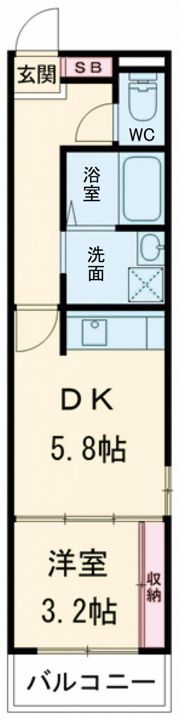 Smith堺の間取り画像