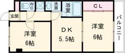 マリンクレール野田の間取り画像