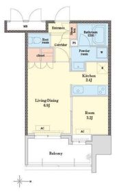 RJRプレシア博多の間取り画像