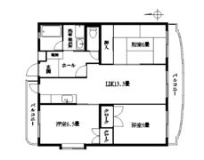 ベルデュール・Tの間取り画像