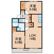 サンモールの間取り画像