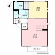 五ツ石の庄II B棟の間取り画像