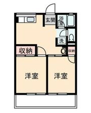 シティハイム八幡 Ⅰの間取り画像